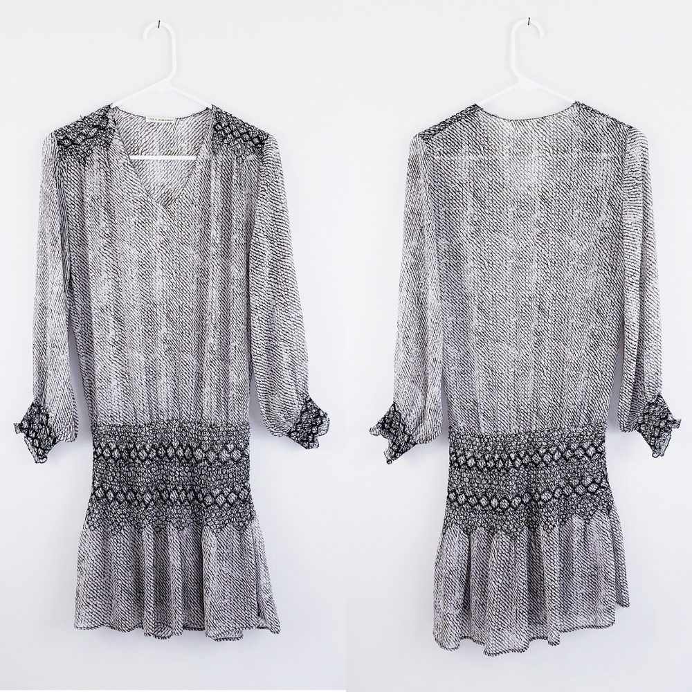 🚫SOLD🚫 Ulla Johnson Anika Smock Silk Dress - Picture 7 of 8
